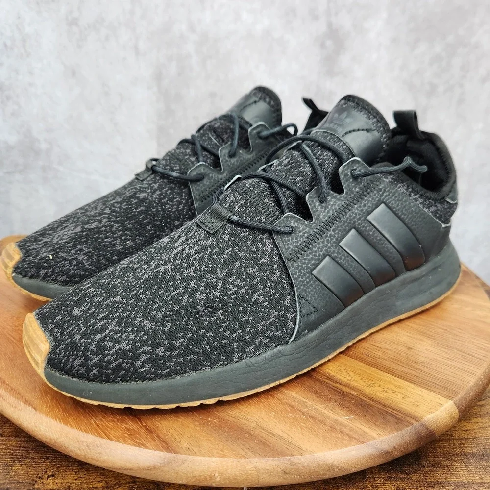 Adidas X_PLR Running Shoes Mens 11.5 Black Gum‎ Sneakers Trainers  B37438